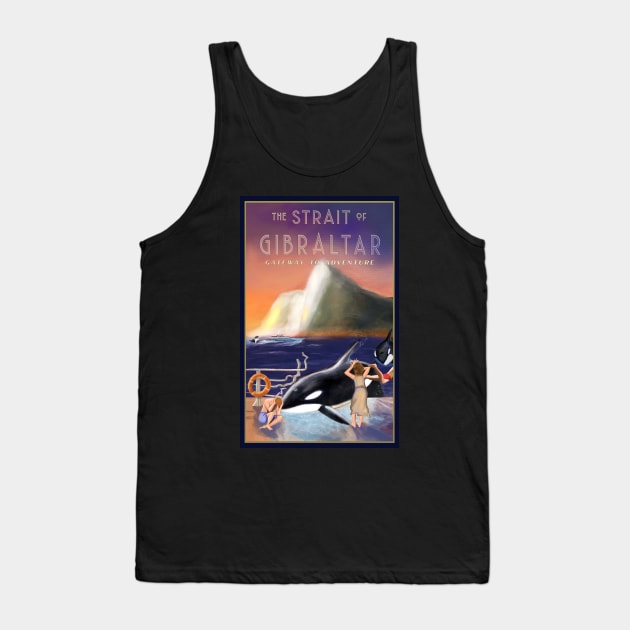 Strait of Gibraltar Tank Top by Feisty Army